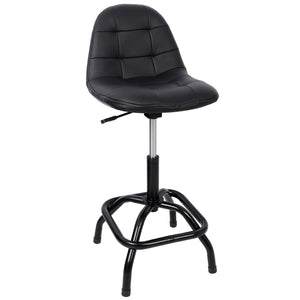English Elm 360° Swivel High Back Bar Stool Adjustable Metal Frame for Kitchen Island or Pub W465P327705