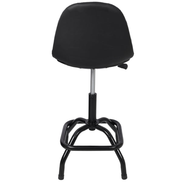 English Elm 360° Swivel High Back Bar Stool Adjustable Metal Frame for Kitchen Island or Pub W465P327705