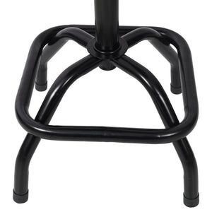 English Elm 360° Swivel High Back Bar Stool Adjustable Metal Frame for Kitchen Island or Pub W465P327705