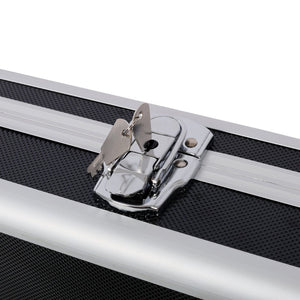 English Elm Aluminum Reinforced Hard Case Locking Handgun Storage Box with Foam Lined Interior W465P331003