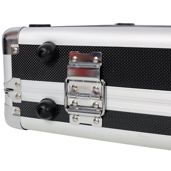 English Elm Aluminum Reinforced Hard Case Locking Handgun Storage Box with Foam Lined Interior W465P331003