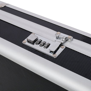 English Elm Aluminum Reinforced Hard Case Locking Handgun Storage Box with Foam Lined Interior W465P331003