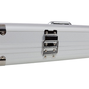 English Elm Aluminum Hard Shell Locking Carry Case with Foam Interior for Secure Handgun Storage W465P331004