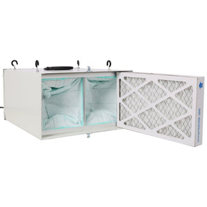English Elm Remote-controlled Workshop Air Filtration System with Timer 400 Cfm Ceiling Mount Etl W465P339546