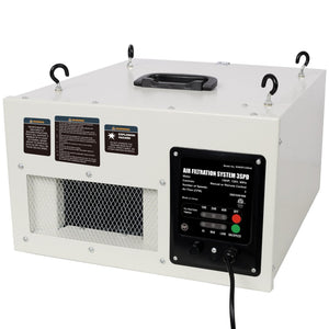 English Elm Remote-controlled Workshop Air Filtration System with Timer 400 Cfm Ceiling Mount Etl W465P339546