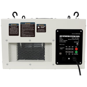 English Elm Remote-controlled Workshop Air Filtration System with Timer 400 Cfm Ceiling Mount Etl W465P339546