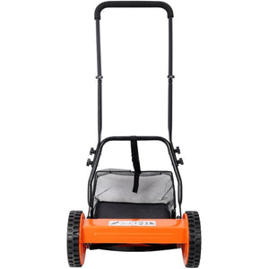 English Elm 14-Inch Five Blade Push Reel Mower with Scissor Cut Precision and Grass Catcher W465P369979