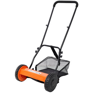 English Elm 14-Inch Five Blade Push Reel Mower with Scissor Cut Precision and Grass Catcher W465P369979