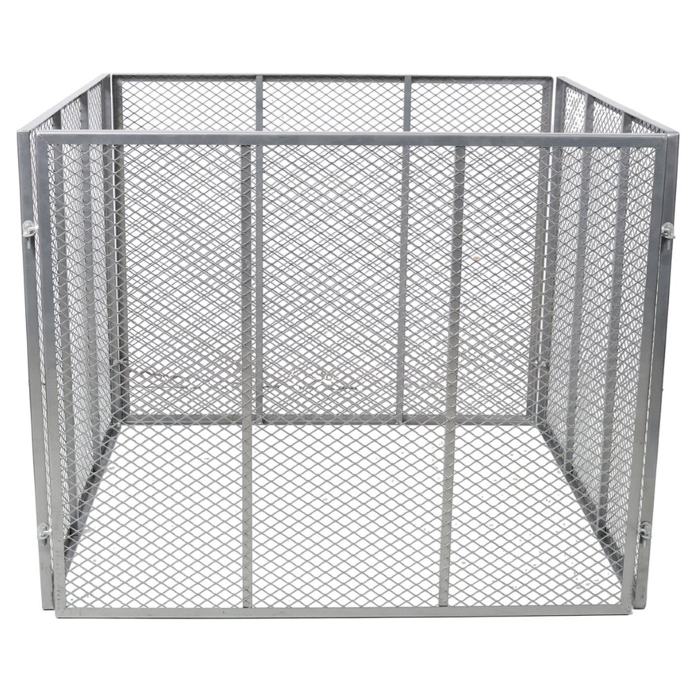 English Elm Large Powder Coated Steel Wire Mesh Compost Bin 172 Gallon Rust Resistant Garden W465P370172