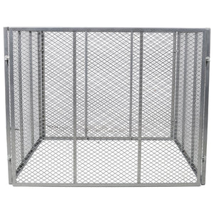 English Elm Large Powder Coated Steel Wire Mesh Compost Bin 172 Gallon Rust Resistant Garden W465P370172