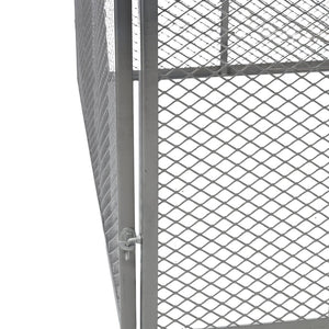 English Elm Large Powder Coated Steel Wire Mesh Compost Bin 172 Gallon Rust Resistant Garden W465P370172