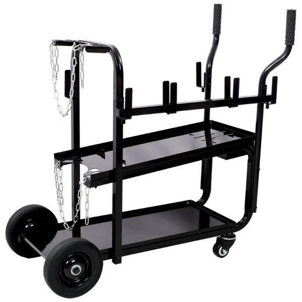 English Elm 2Pack Heavy Duty Furniture Movers with Ratchet Straps and Swivel Casters for Safe Transport Black 38.3 L x 19.2 W x 37 H W465P409157