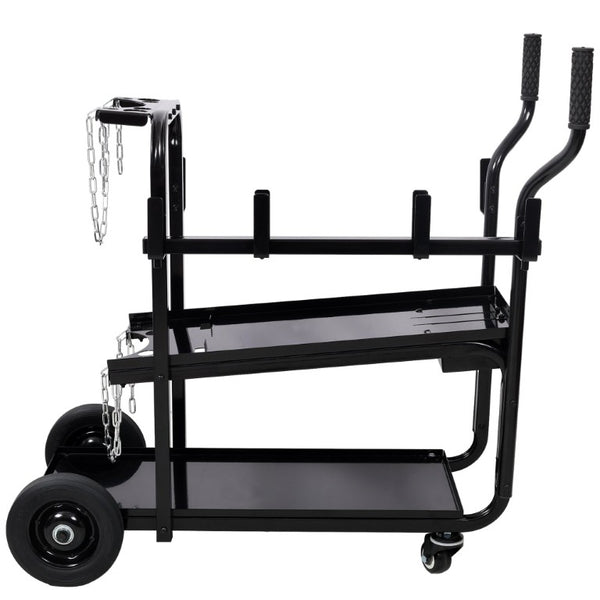 English Elm 2Pack Heavy Duty Furniture Movers with Ratchet Straps and Swivel Casters for Safe Transport Black 38.3 L x 19.2 W x 37 H W465P409157