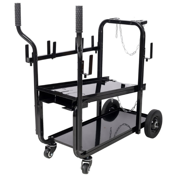 English Elm 2Pack Heavy Duty Furniture Movers with Ratchet Straps and Swivel Casters for Safe Transport Black 38.3 L x 19.2 W x 37 H W465P409157