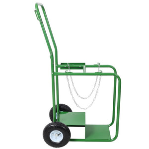 English Elm Heavy Duty Rolling Welding Cart Two Tier Steel Trolley for MIG TIG ARC Plasma Cutter 27.6 L x 20.5 W x 51.2 H W465P409984