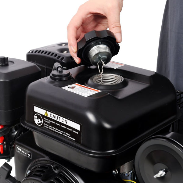 English Elm 6.5Hp Gas Wheelbarrow Air Compressor Cast Iron Twin Tank Jobsite Portable 143 PSI W465P422104