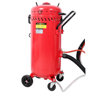 English Elm 28 Gallon Dustless Sandblaster with 1200w Vacuum Motor Abrasive Recycle Metal Prep W465P434424