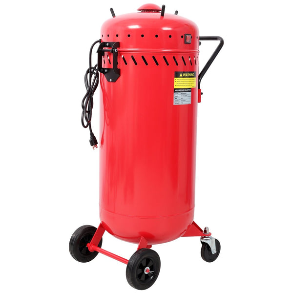 English Elm 28 Gallon Dustless Sandblaster with 1200w Vacuum Motor Abrasive Recycle Metal Prep W465P434424