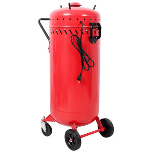 English Elm 28 Gallon Dustless Sandblaster with 1200w Vacuum Motor Abrasive Recycle Metal Prep W465P434424