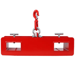 English Elm Heavy Duty Forklift Crane Hook Attachment 4400 Lb Steel Swivel Hoist Industrial W465P442608