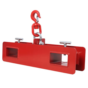 English Elm Heavy Duty Forklift Crane Hook Attachment 4400 Lb Steel Swivel Hoist Industrial W465P442608