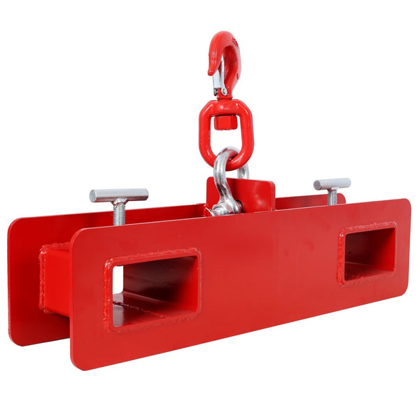 English Elm Heavy Duty Forklift Crane Hook Attachment 4400 Lb Steel Swivel Hoist Industrial W465P442608
