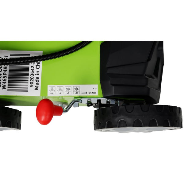 English Elm Progreen 7HP Gas Powered 2In1 Scarifier Aerator with 16 Inch Wide Cutting Path W465P480451
