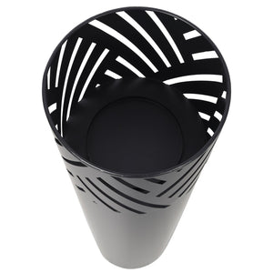 English Elm Lantern Column Set of 2 Oriental Cut-out Metal Pillar Candle Holders for Garden Entryway Black W465P498276