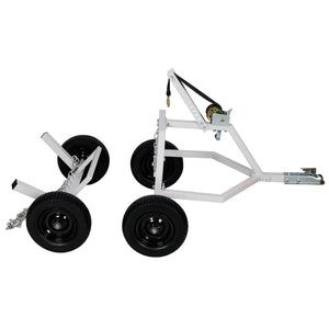 English Elm Atv Tow Log Skidding Arch with 1000 Lb Capacity and Pneumatic Tire Support W465S00019
