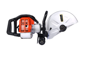 English Elm 52cc Gas Powered Cut Off Saw with 14 Inch Blade Capacity for Concrete and Masonry W465S00035