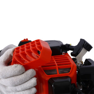 English Elm V-type 52cc Gas Powered One Man Post Hole Digger with Three Auger Bits Included W465S00044
