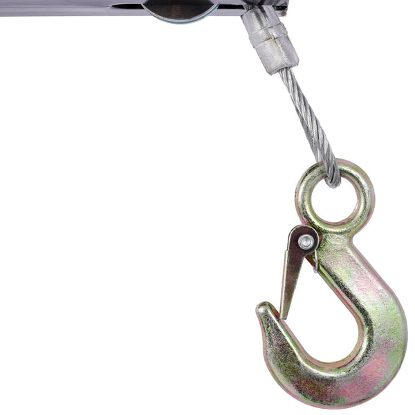 English Elm 500lb Hitch Mount Jib Crane Hydraulic Swivel Lift for Truck Bed Engine Pwc Cargo W465S00077