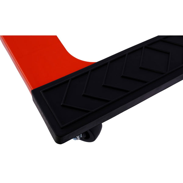 English Elm Poly Heavy Duty Moving Dollies Set of Two with Diamond Tread Grip and Floor Protection W465S00080