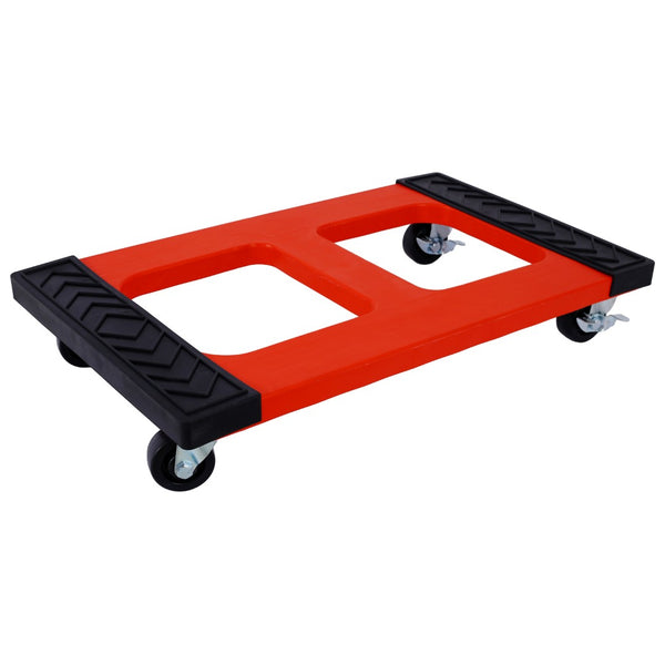 English Elm Poly Heavy Duty Moving Dollies Set of Two with Diamond Tread Grip and Floor Protection W465S00080