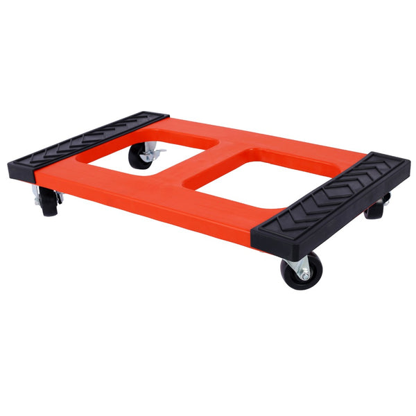 English Elm Poly Heavy Duty Moving Dollies Set of Two with Diamond Tread Grip and Floor Protection W465S00080