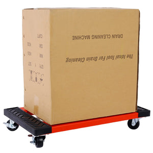 English Elm Poly Heavy Duty Moving Dollies Set of Two with Diamond Tread Grip and Floor Protection W465S00080