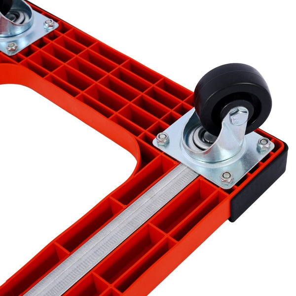 English Elm Poly Heavy Duty Moving Dollies Set of Two with Diamond Tread Grip and Floor Protection W465S00080