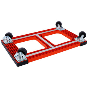 English Elm Poly Heavy Duty Moving Dollies Set of Two with Diamond Tread Grip and Floor Protection W465S00080