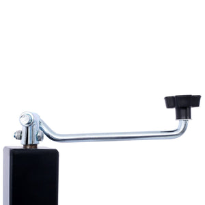 English Elm 8,000 Lbs Weld-on Drop Leg Trailer Jack with Zinc Inner Tube and Top Wind Design W465S00137