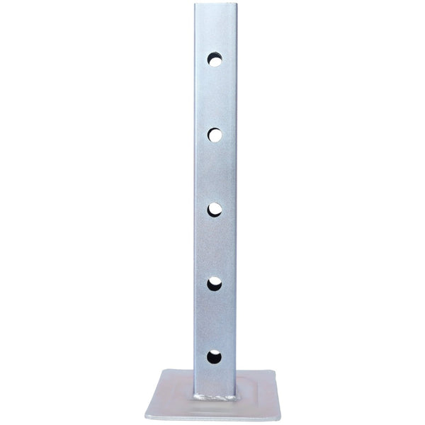 English Elm 8,000 Lbs Weld-on Drop Leg Trailer Jack with Zinc Inner Tube and Top Wind Design W465S00137