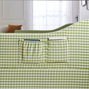English Elm Full‑size Convertible Daybed Sofa with Pull-out Trundle Pockets and Polyester Upholstery Tufted Button Green W487S00564