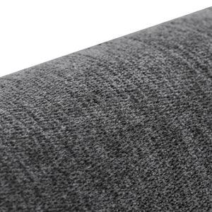 English Elm King Wingback Upholstered Bed Soft Chenille Fabric Tall Padded Headboard Bedroom Queen Dark Gray W487S00642