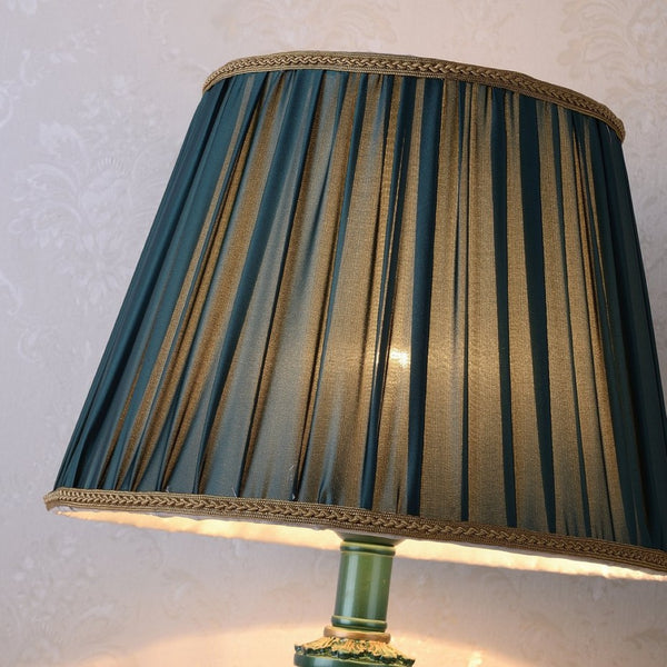 English Elm Farmhouse Carved Resin Table Lamp with Built-in Nightlight for Bedroom or Living Room W5008P511007