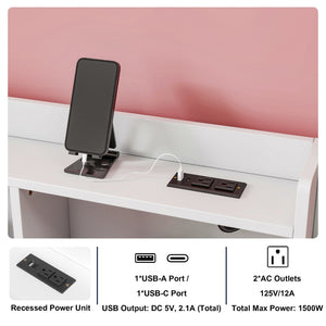 English Elm Twin House Bed Pine Wood Frame with Led Lighting Charging Station and Storage Shelves White W504P460865