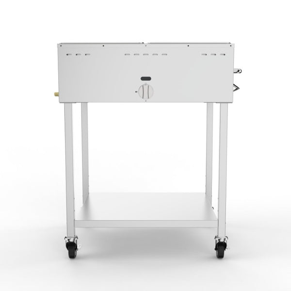 English Elm Outdoor Propane Steam Table Stainless Steel 10000 BTU Mobile Buffet Food Warmer W5057P394276