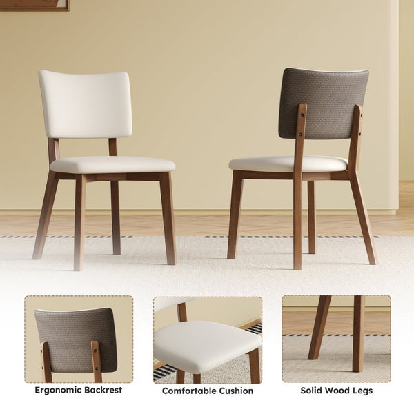 English Elm 59''Modern Sintered Stone Round Dining Table Lazy Susan Pedestal Base 9-Piece Set W509S00200