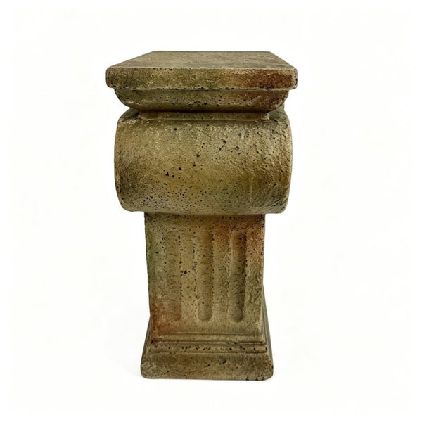 English Elm Pedestal Roman Column Plant Stand Hand Painted Magnesium Oxide Indoor Outdoor Decor W5230P546639