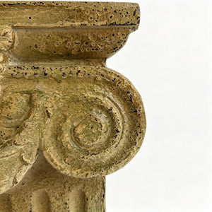 English Elm Pedestal Roman Column Plant Stand Hand Painted Magnesium Oxide Indoor Outdoor Decor W5230P546639