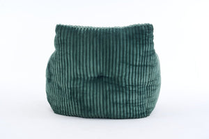 English Elm 010-soft Corduroy Bean Bag Chair with Memory Sponge Fill for Bedroom or Living Room Green W527P235534