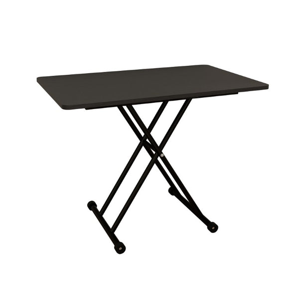 English Elm Adjustable Folding Table with Gas Lift Rolling Casters Portable Foldable Home Office W5290P514791